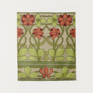 Tenture Frieze Bordure Art Nouveau Floral