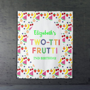 Tenture Fruits à deux tti Frutti 2e anniversaire