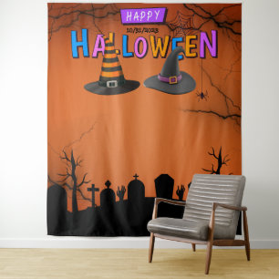 Tenture Fun Selfie Station Halloween Parti arrière
