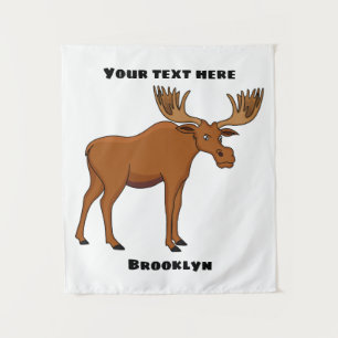 Tenture Funny moose