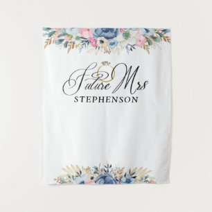 Tenture Futur Mme Floral Fête des mariées Contexte