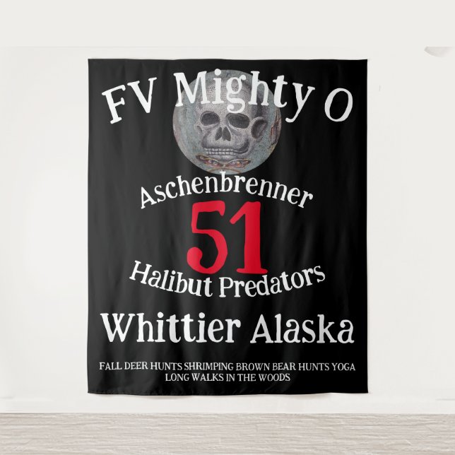 Tenture FV Mighty O Halibut Slayer Whittier Alaska (Devant)