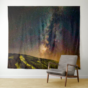 Tenture Galaxie de la montagne de cuivre // Voie lactée Po