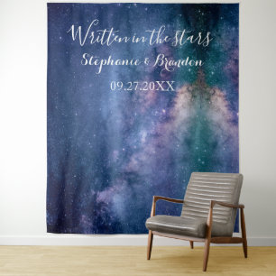 Tenture Galaxy Space Nebula Cosmos Mariage Photo Booth
