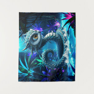 Tenture Gardien de la jungle au clair de lune – Hibou ench