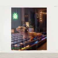 GeckoDev // Cyberpunk Programmeur Mur Immergé Ta