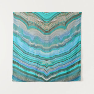 Tenture gemme turquoise