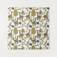 Girafe sans couture motif jaune blanc haute