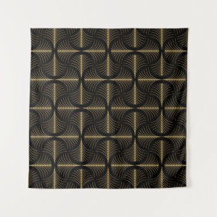 Tenture Glamour Art Déco : Motifs dorés