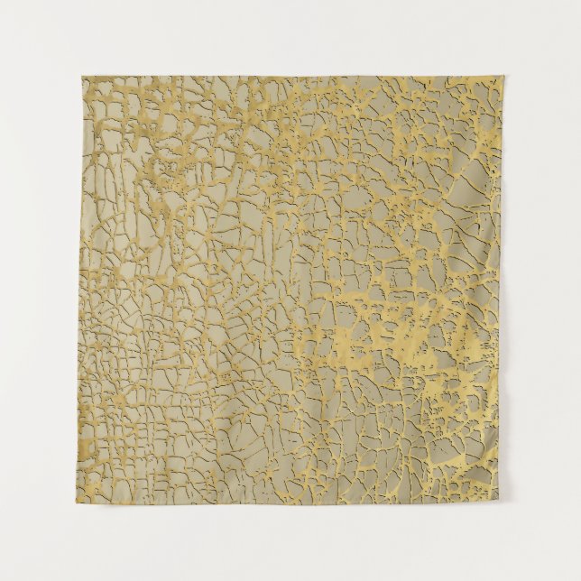 Tenture Gold Marbling : Grunge Texture Design (Devant)