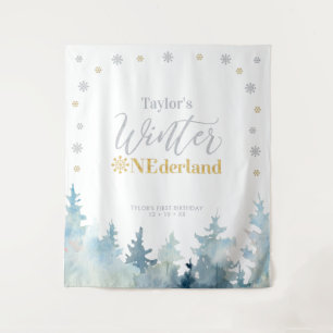 Tenture Gold & Silver Winter onderland 1er Anniversaire