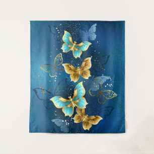 Tenture Golden butterflies