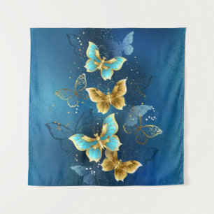 Tenture Golden butterflies