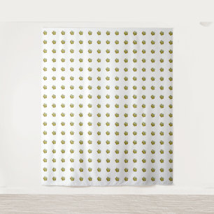 Tenture Golden Glow - Design de fleurs de pierre jaune