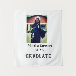 Tenture Graduation photo name year class university simple