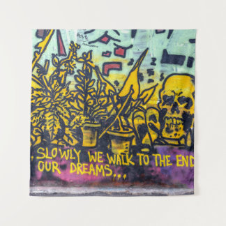 Tenture Graffiti urbain Art Abstrait