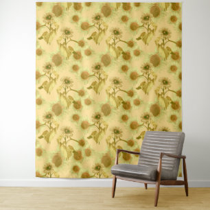 Tenture Grand Motif de tournesol