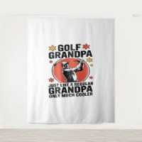 Grand-père de golf comme un grand-père régulier