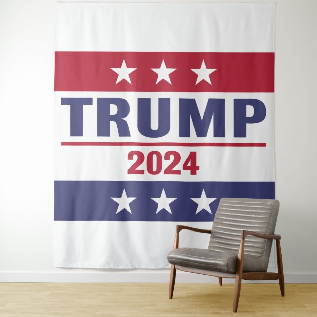 Tenture Grand Trump 2024 (En situation)