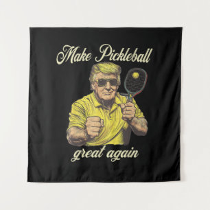 Tenture Graphiques drôles pour amateurs de Pickleball