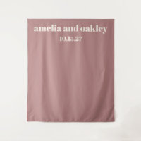 Gras minimal Dusty Rose personnalisé fond de maria