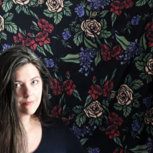 Tenture Green Earth Flowers