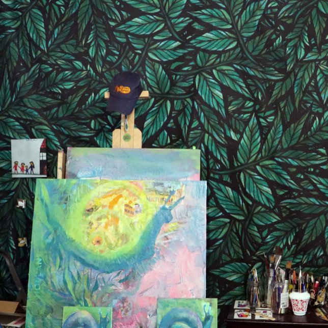 Tenture Green leaf (Créateur téléchargé)