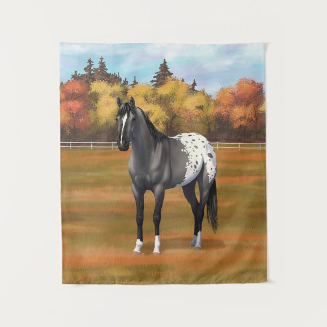 Tenture Gris Grulla Appaloosa Quartier Horse Stallion (Devant)