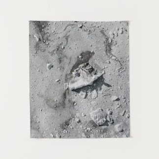 Tenture Gris sur terre grise