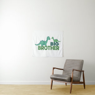 Tenture Gros frère dinosaure dessin animé bro animal