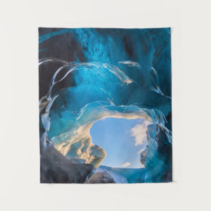Tenture Grotte de cristal, champ de glace de Vatnajokull,