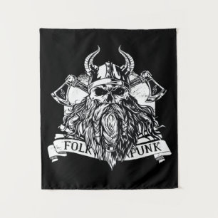 Tenture Guerrier viking barbu
