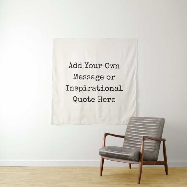 Tenture Guillemets personnalisés DO-IT-YOURSELF motivation (En situation)