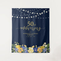 Guirlandes Lumineuses & Fleurs 50e Anniversaire de