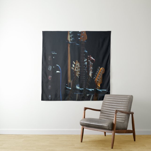 Tenture Guitare basse Cool (En situation)