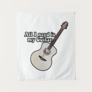 Tenture guitare motivante pour les amateurs de guitare