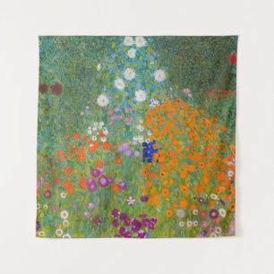 Tenture Gustav Klimt - Jardin de fleurs