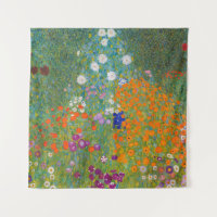 Gustav Klimt - Jardin des fleurs