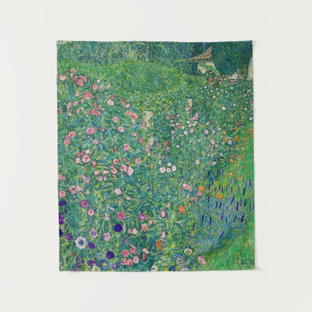 Tenture Gustav Klimt - Paysage du jardin italien (Devant)