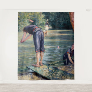 Tenture Gustave Caillebotte - Baigneurs, rive de l'Yerres