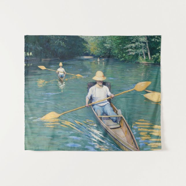 Tenture Gustave Caillebotte - Périssoires sur l'Yerres (Devant (Horizontal))