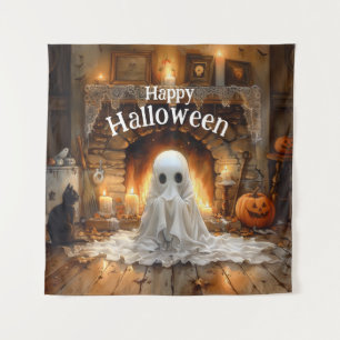 Tenture Halloween au coeur des tantes
