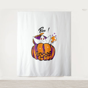 Tenture Halloween Boo