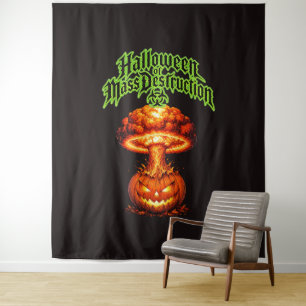 Tenture Halloween de destruction massive Jack-o'-lanterne 