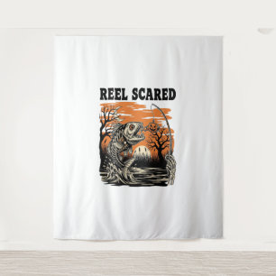 Tenture Halloween de pêche aux jeunes