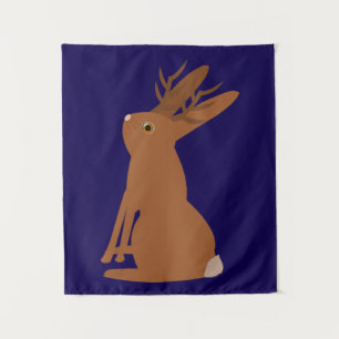 Tenture Halloween Jackalope Trou ou traitement