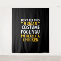 Halloween Ne Pas Costume Humain Fool Im Poulet