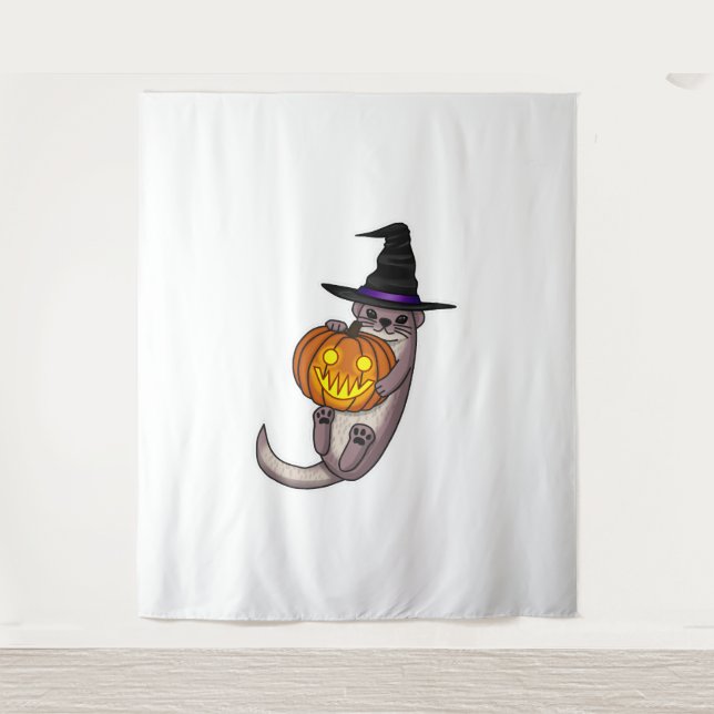 Tenture Halloween Otter (Devant)
