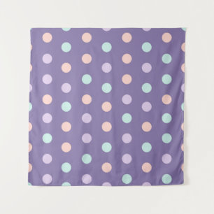 Tenture Halloween sans couture motif avec isolat pois