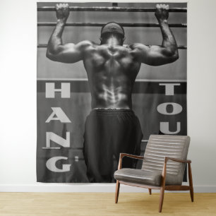 Tenture Hang Tough Muscle Man Entraînement Gym